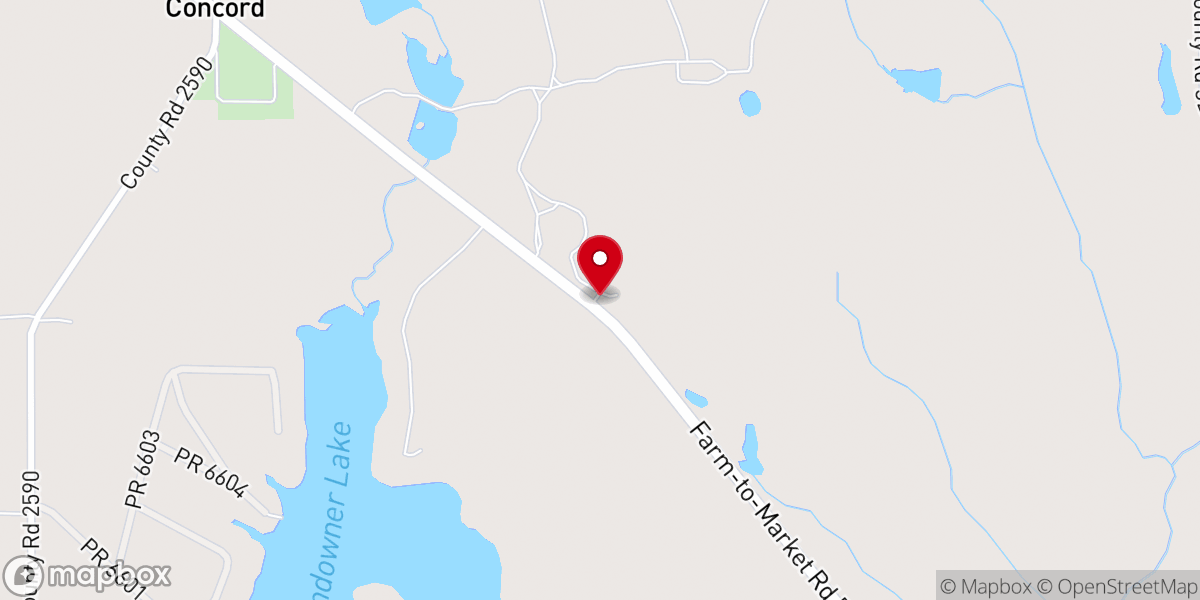 Map showing location of The Venue at Cope Ranch