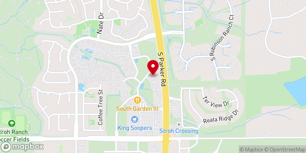Map showing location of Journey Church Colorado - Parker