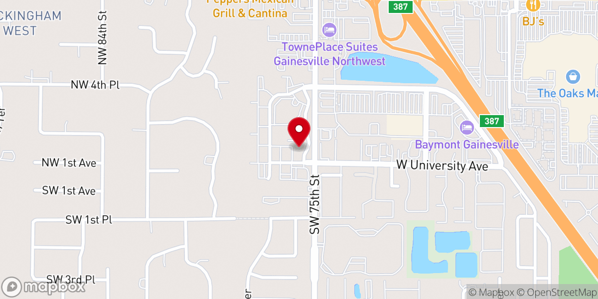 Map showing location of Vital Church