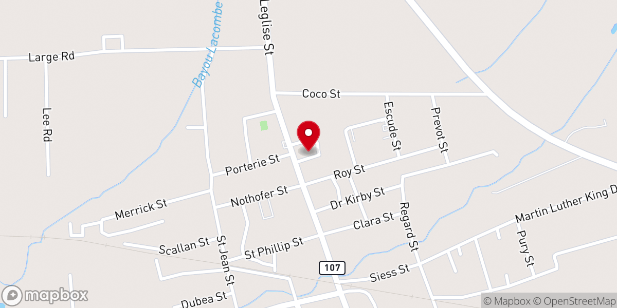 Map showing location of Saint Paul the Apostle Catholic Church
