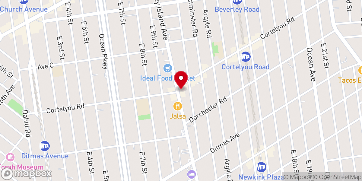 Map showing location of Highbury Pub
