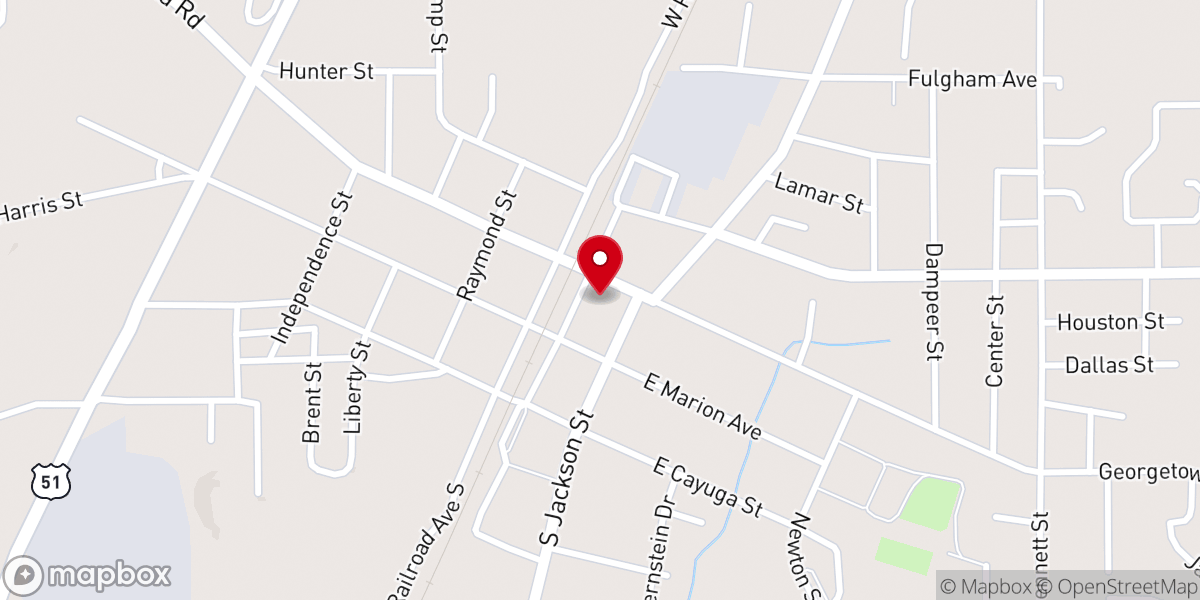 Map showing location of Walking Upright Ministry