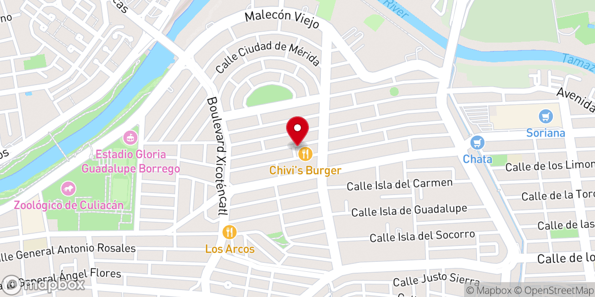 Map showing location of Horizonte Culiacán