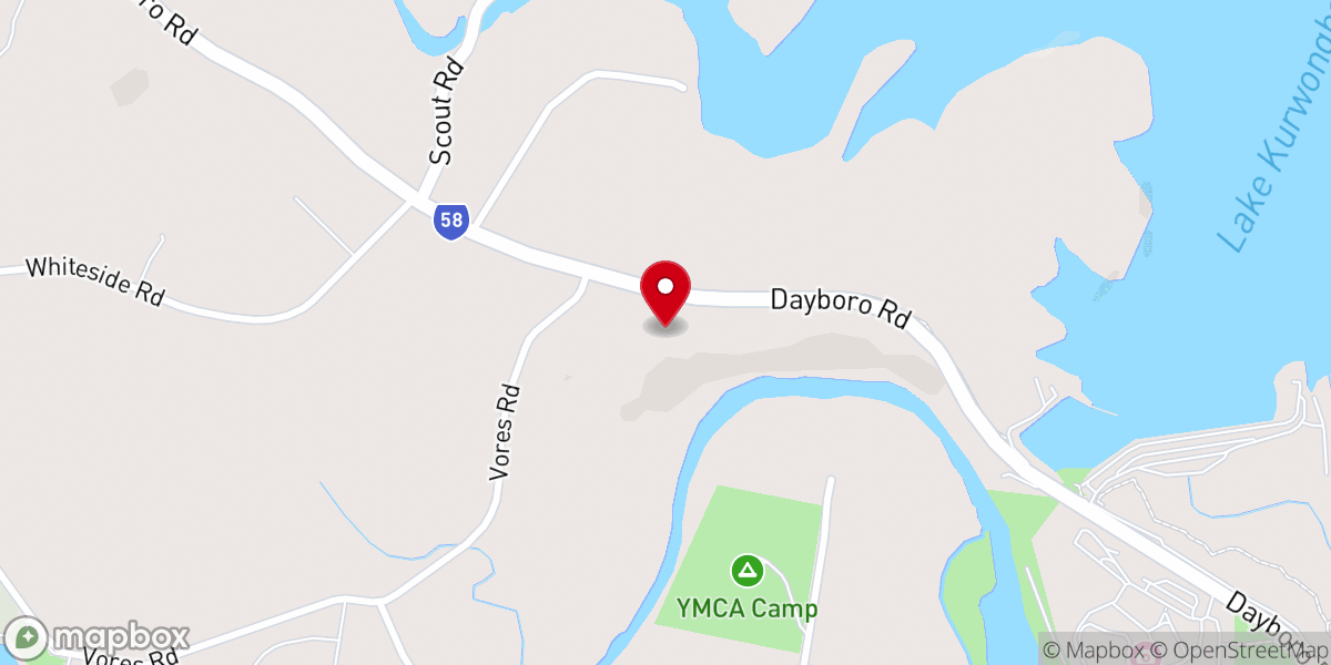 Map showing location of Outlook Christian Church