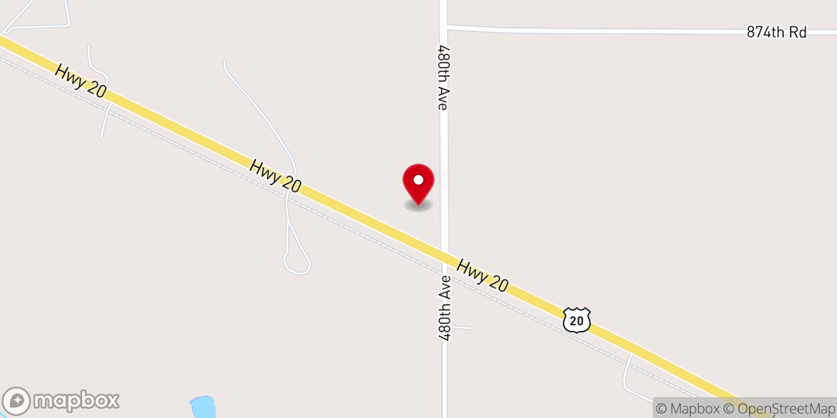 Map showing location of Friends Home