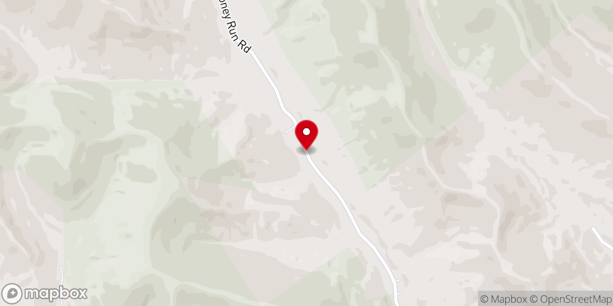Map showing location of Stoney Run Freewill Baptist