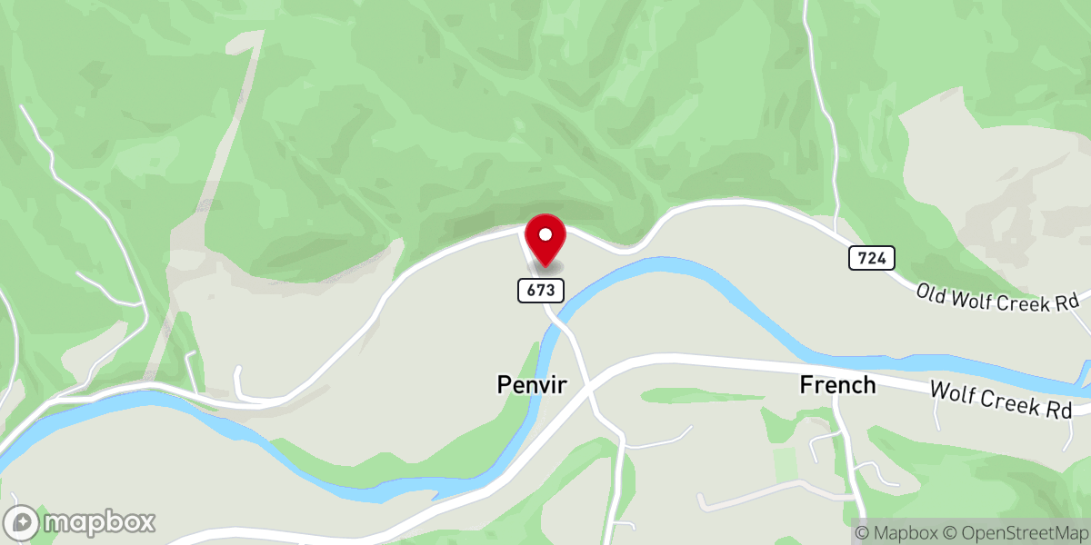 Map showing location of Cedar Grove Church Of Christ