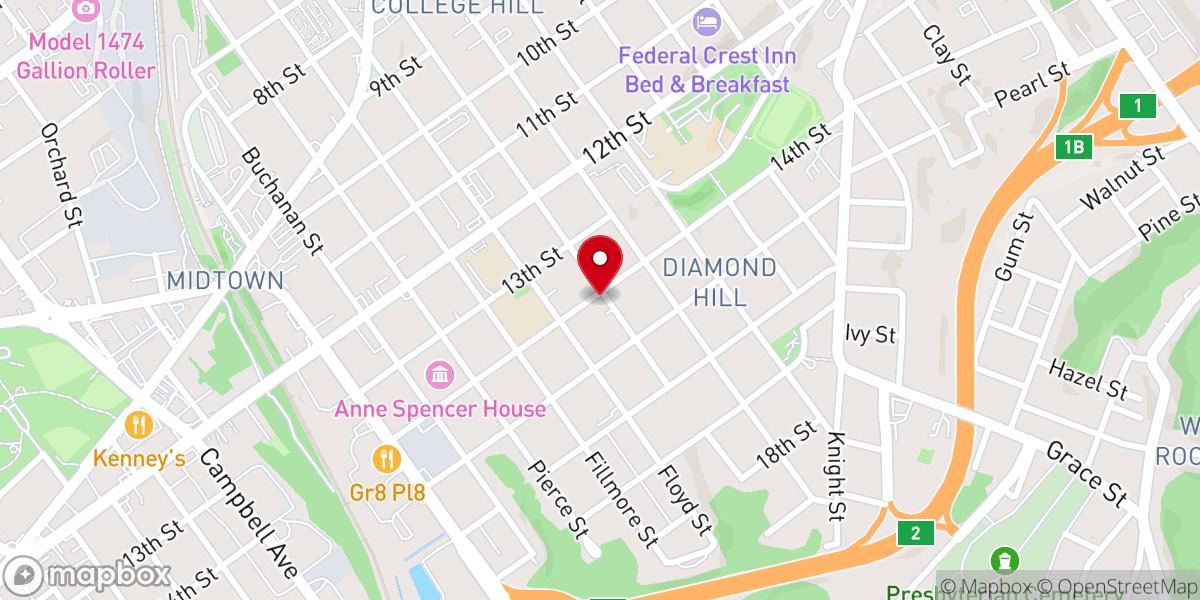 Map showing location of Chapel of the Good Shepherd
