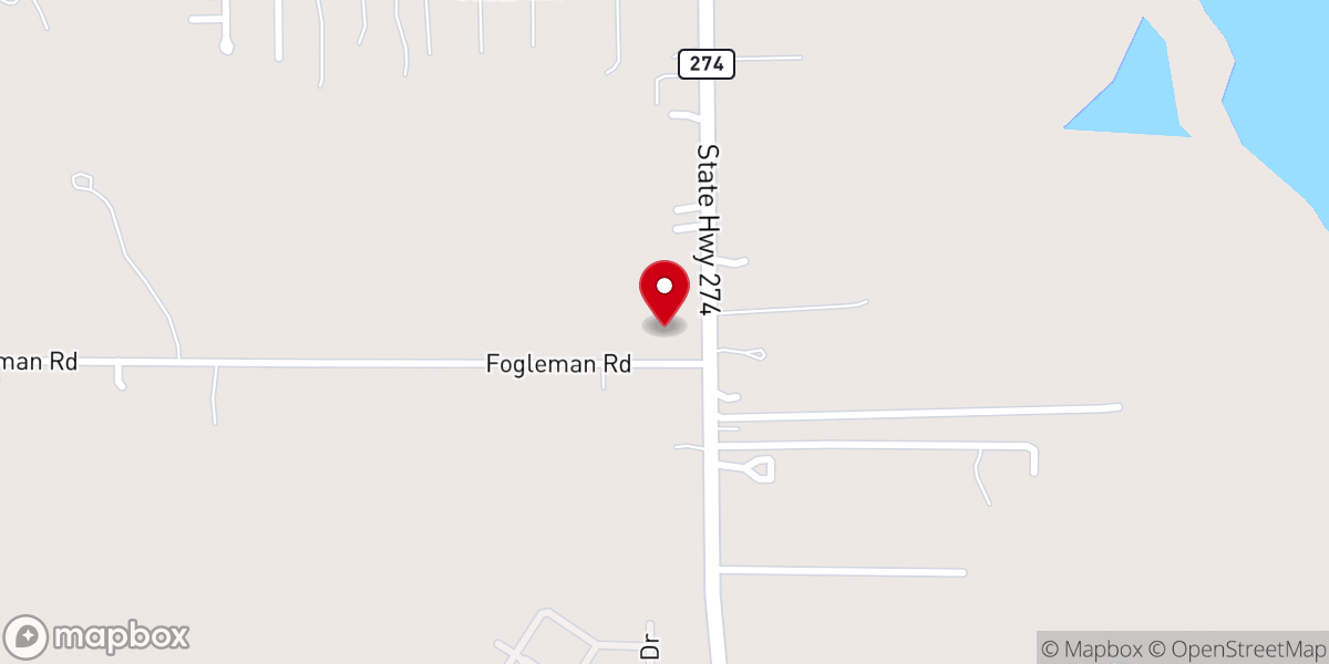 Map showing location of Rockin' Country Church