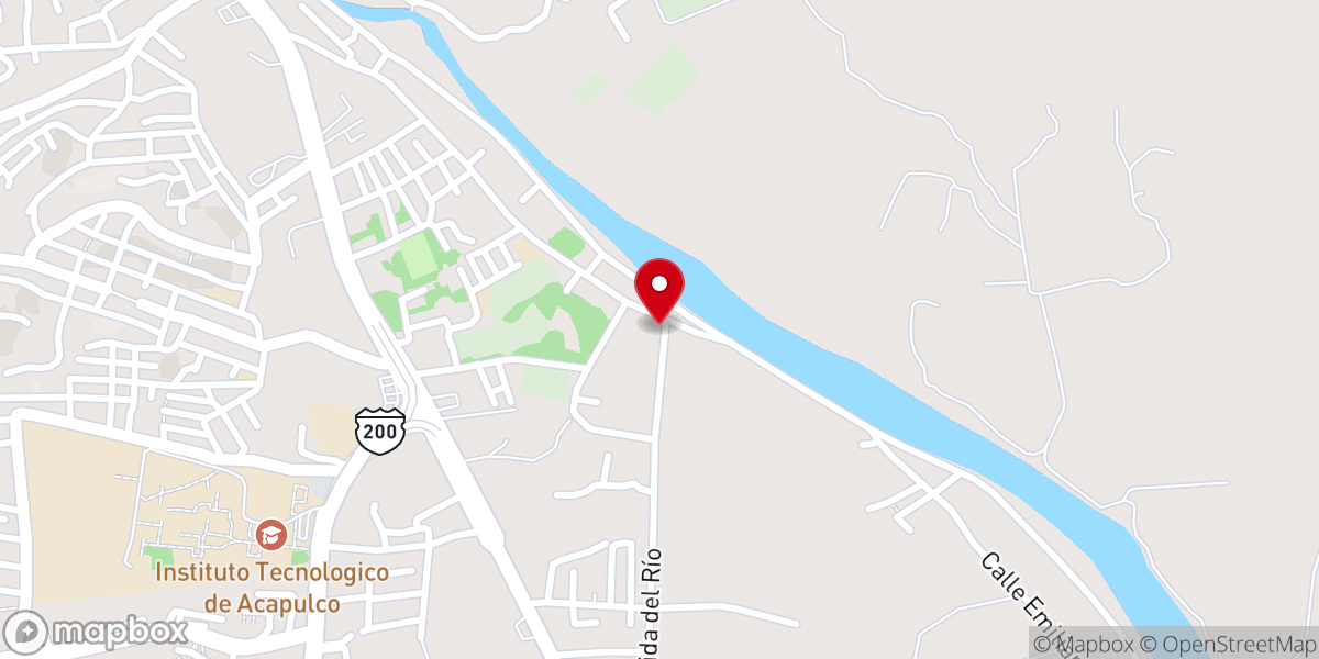 Map showing location of Iglesia San Antonio de Padua