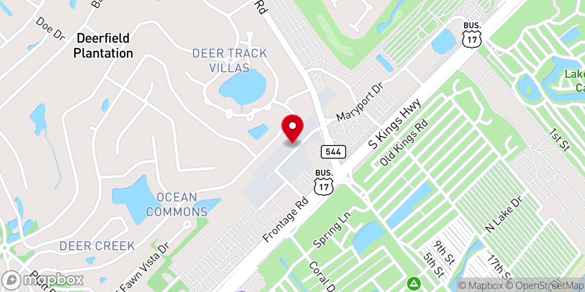 Map showing location of Body of Christ Church