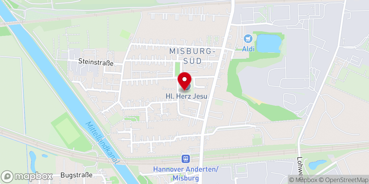Map showing location of Kolumbarium Hl. Herz Jesu