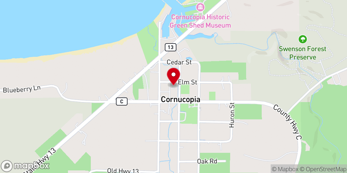 Map showing location of Immanuel Lutheran Church