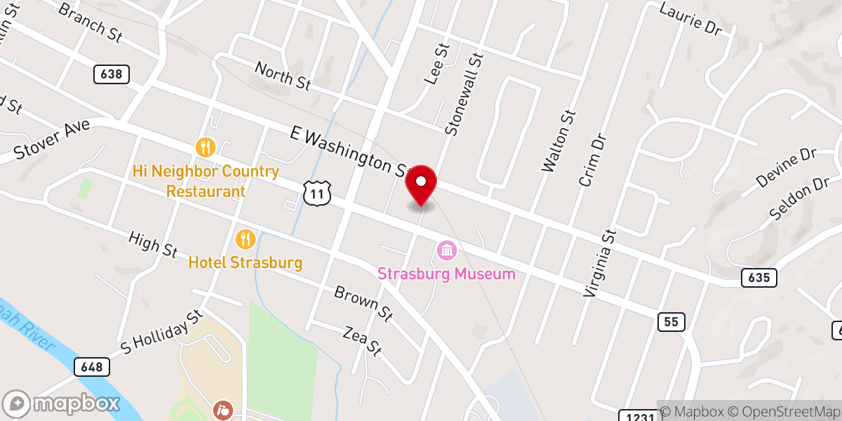 Map showing location of UPS Authorized Shipping Provider