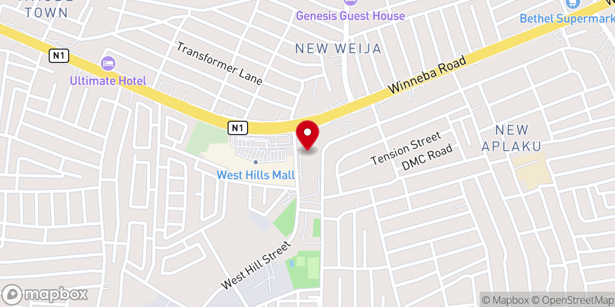 Map showing location of Ss Peter & Paul Catholic Church, New Aplaku
