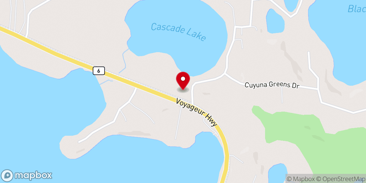 Map showing location of Cascade United Methodist Church