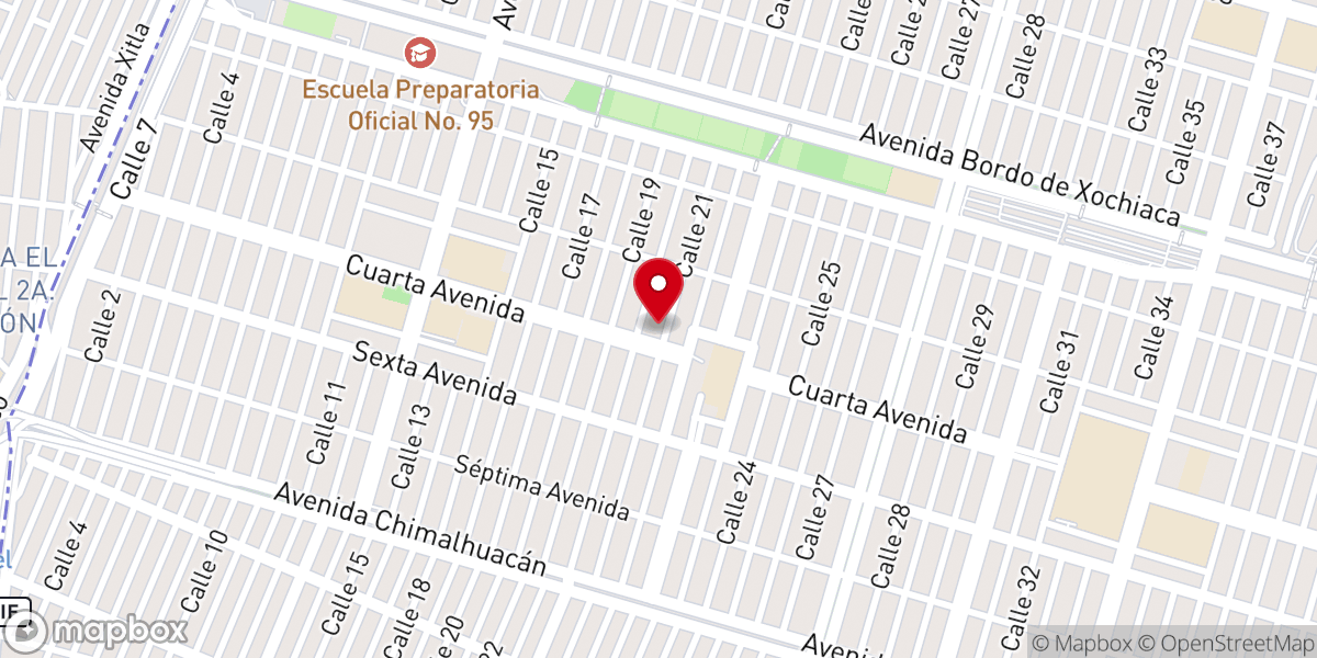 Map showing location of PARROQUIA DE NUESTRA SEÑORA DEL ROSARIO DE TALPA