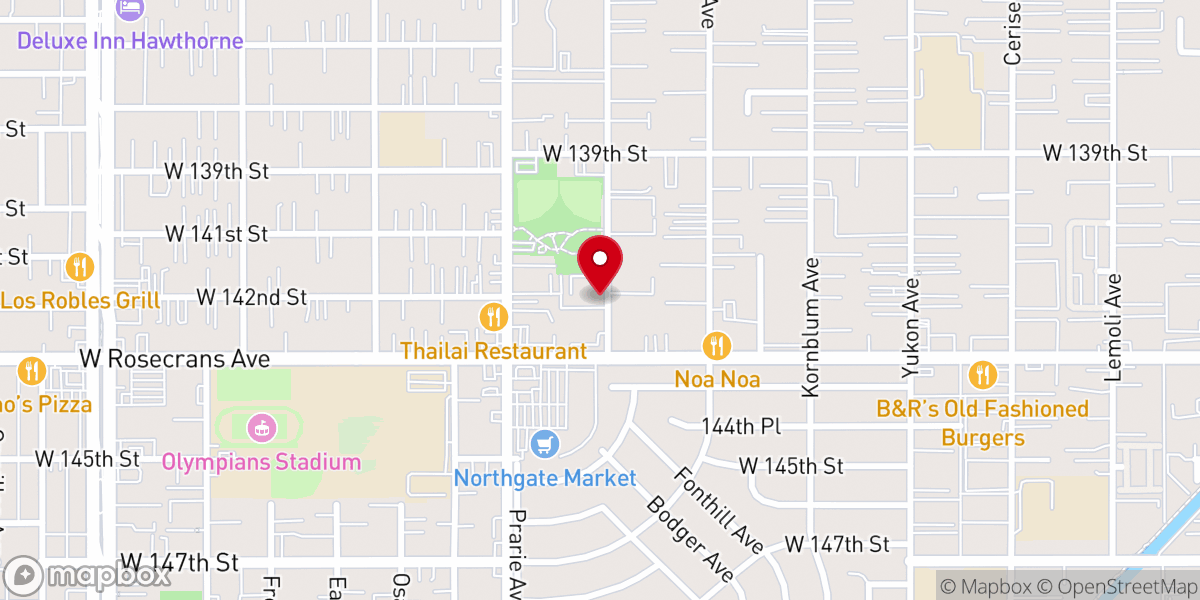 Map showing location of New Journey Ministries Church of God in Christ
