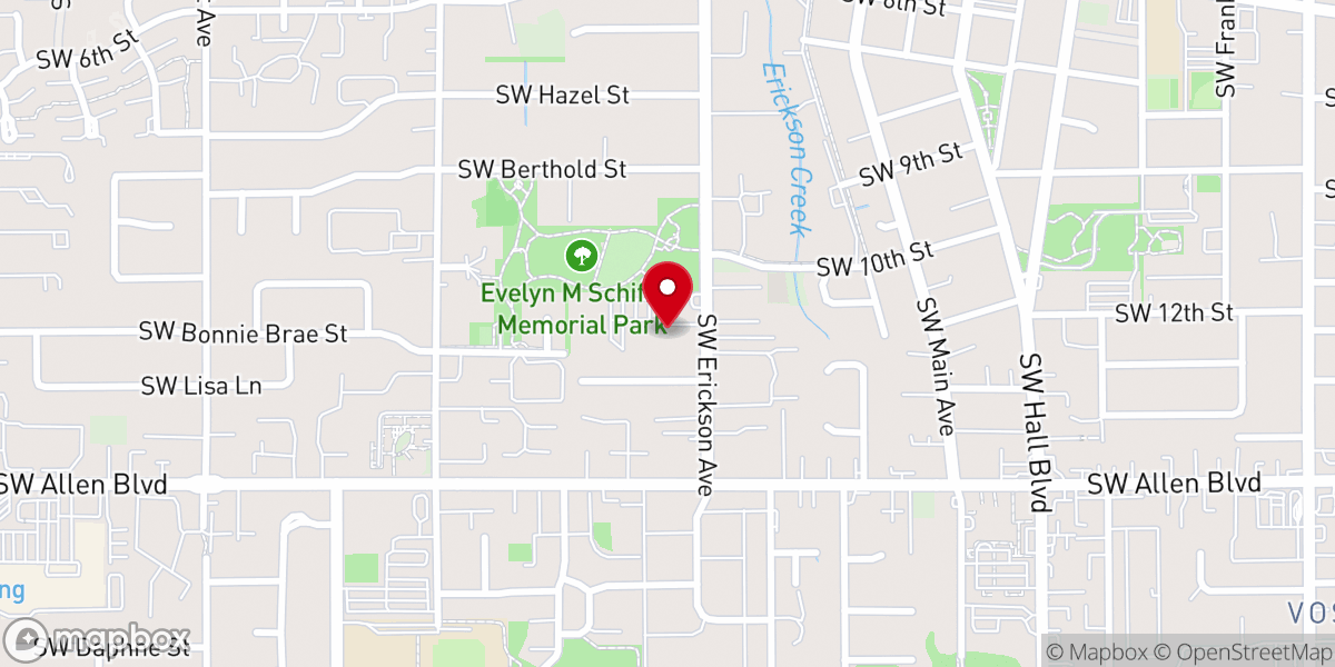 Map showing location of Calvary Parkside