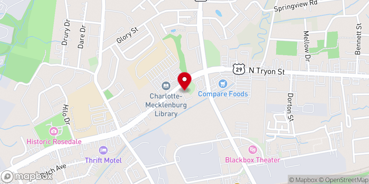 Map showing location of Grace Chapel Ministries