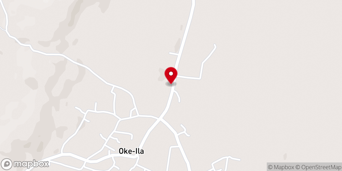 Map showing location of Living Faith Church, Winners Chapel