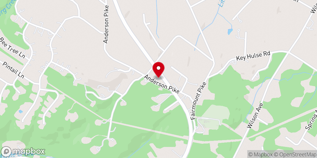 Map showing location of Signal Mountain Church of the Nazarene