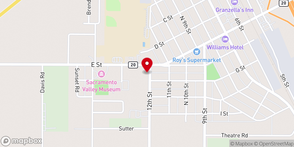 Map showing location of Neighborhood Church