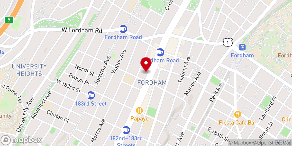Map showing location of Truly Urban Hobby Shop
