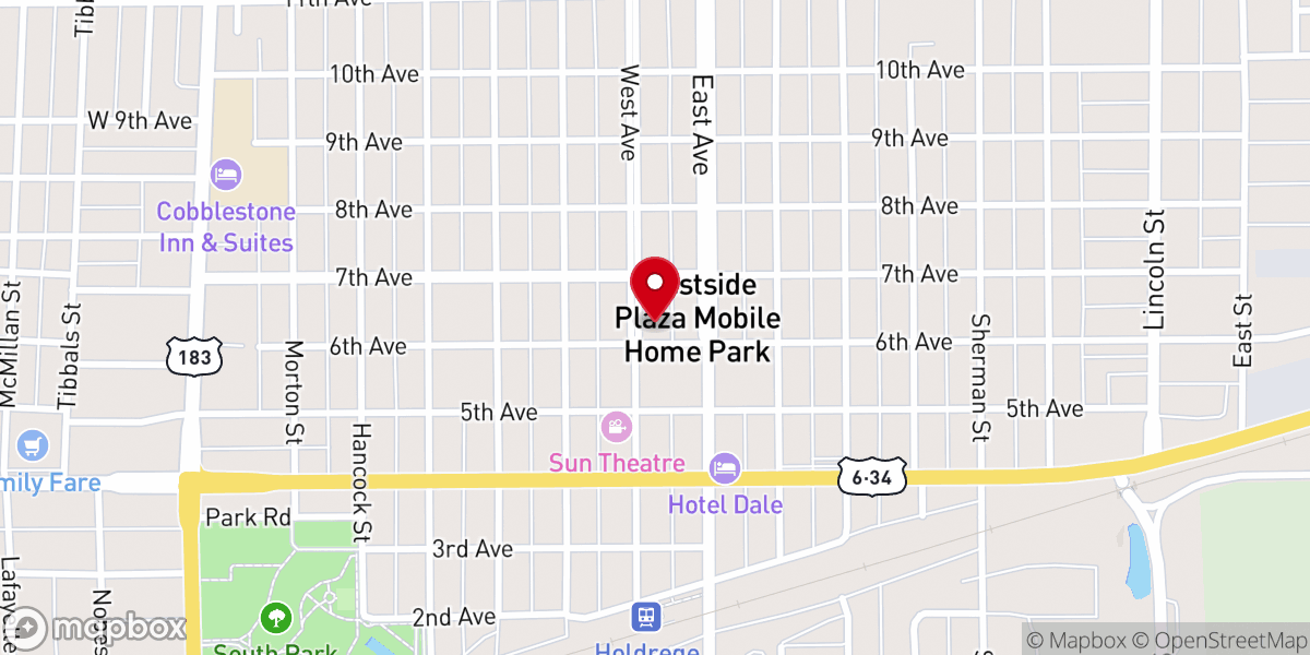 Map showing location of Holdrege Methodist Church GMC