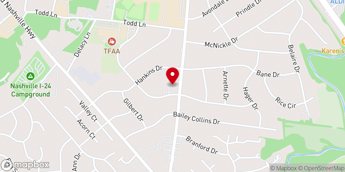 Map showing location of Jojo’s church
