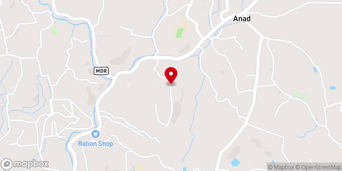 Map showing location of St. Joseph's Malankara Catholic Church, Kalladakkunnu, Anad