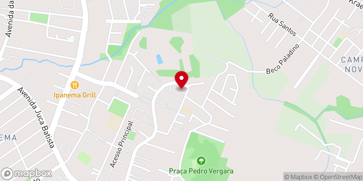 Map showing location of Igreja Batista do Evangelho Pleno