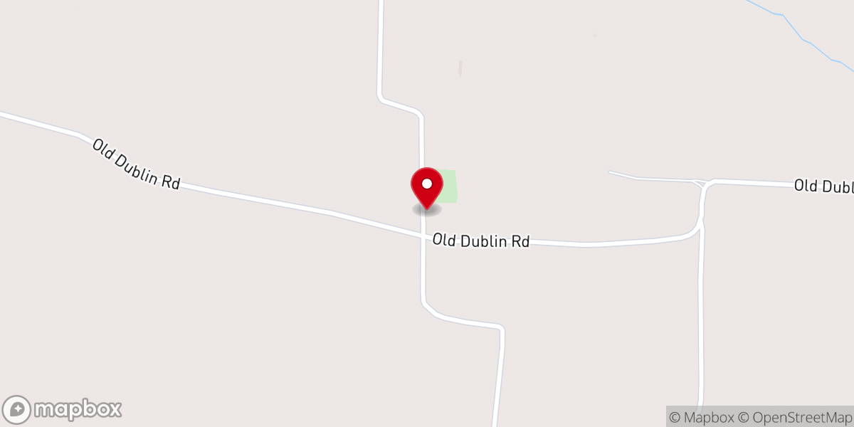 Map showing location of Rozzell Chapel Church