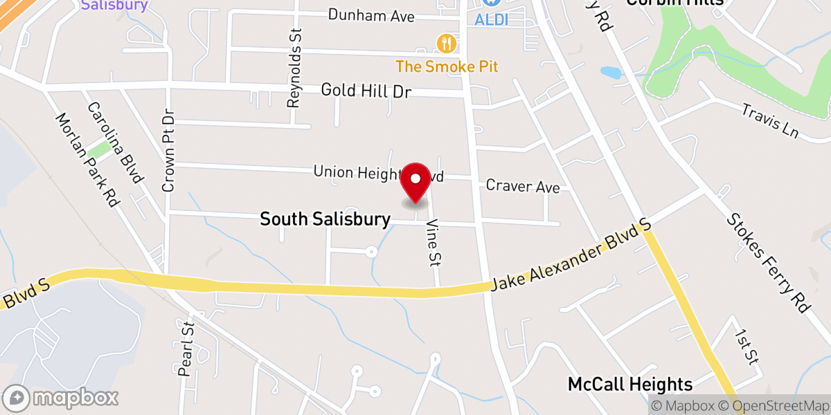 Map showing location of The River Church of God