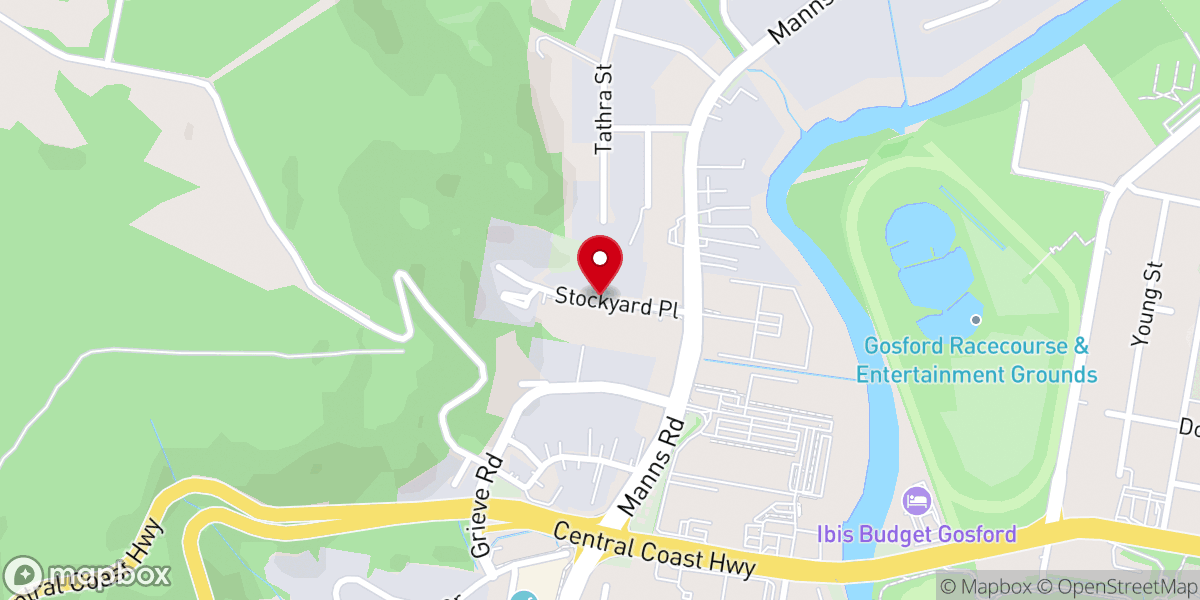Map showing location of Living Waters Hope Central