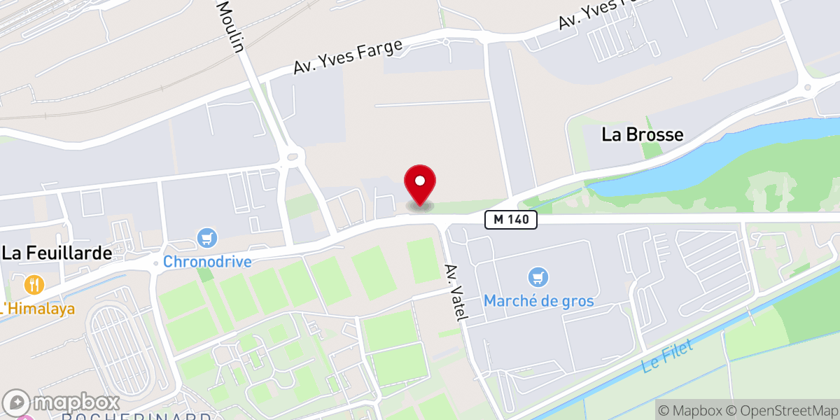 Map showing location of Communauté Missionnaire de l'Alliance Eternelle - Tours (COMIDALE)