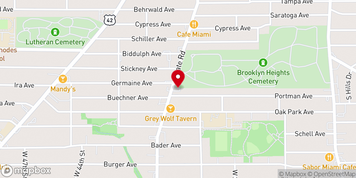 Map showing location of Brooklyn Seventh-day Adventist Church