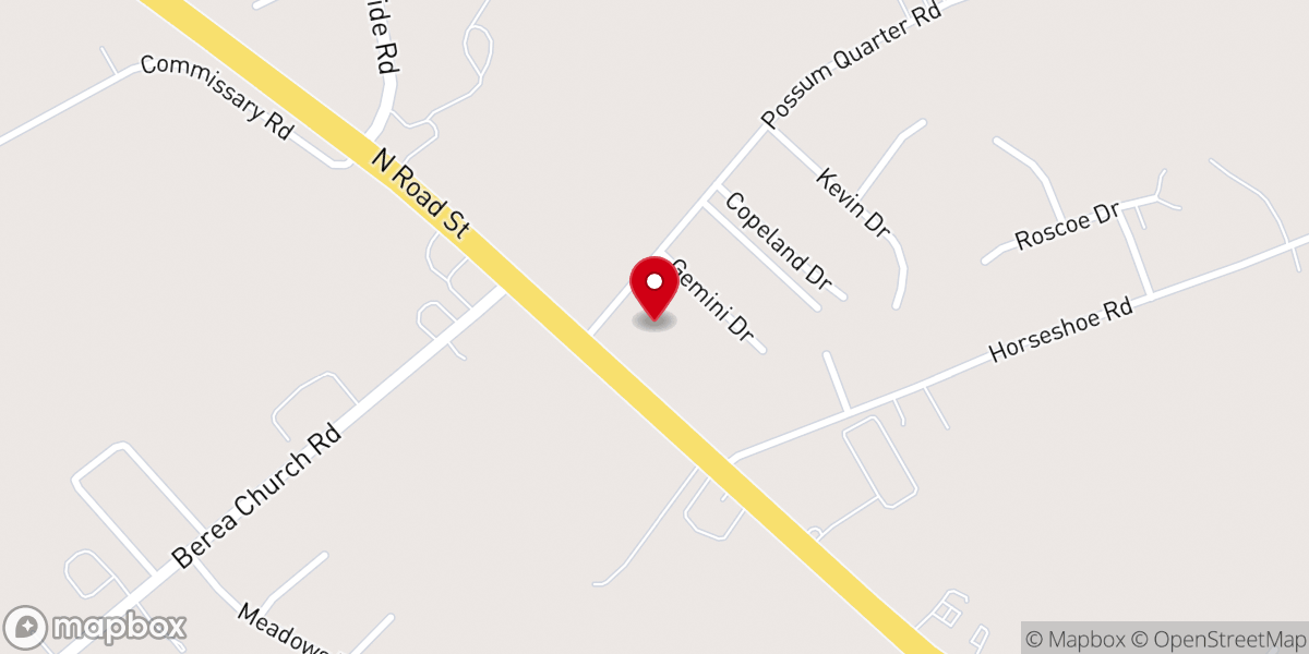 Map showing location of Calvary Chapel Elizabeth City