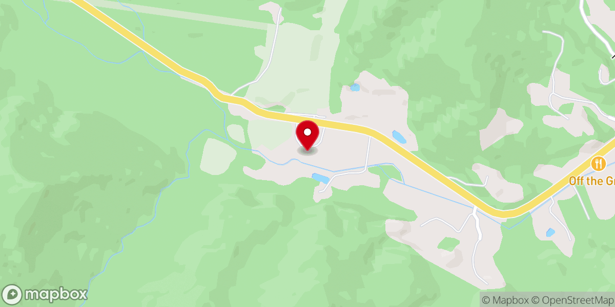 Map showing location of Unitarian Universalists of the Blue Ridge