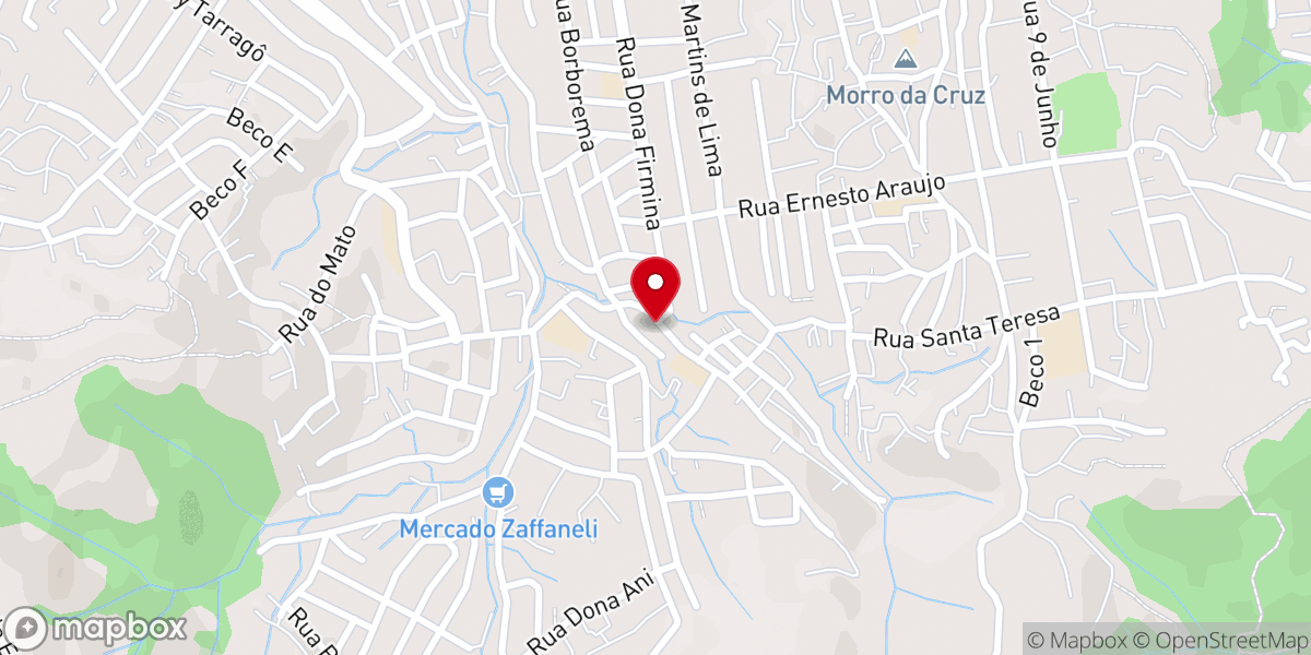 Map showing location of Igreja Pentecostal Deus é Amor - Vila Vargas