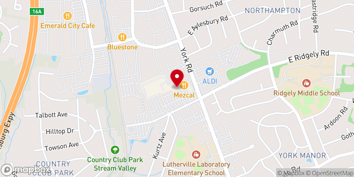Map showing location of MOM's Organic Market