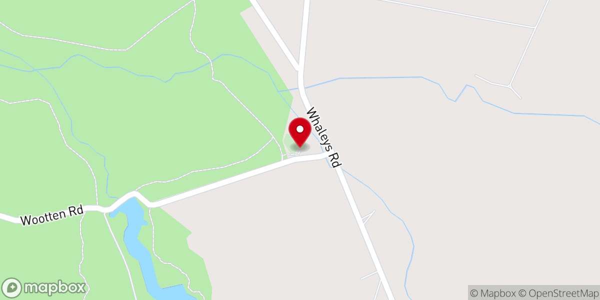 Map showing location of Bethesda Church