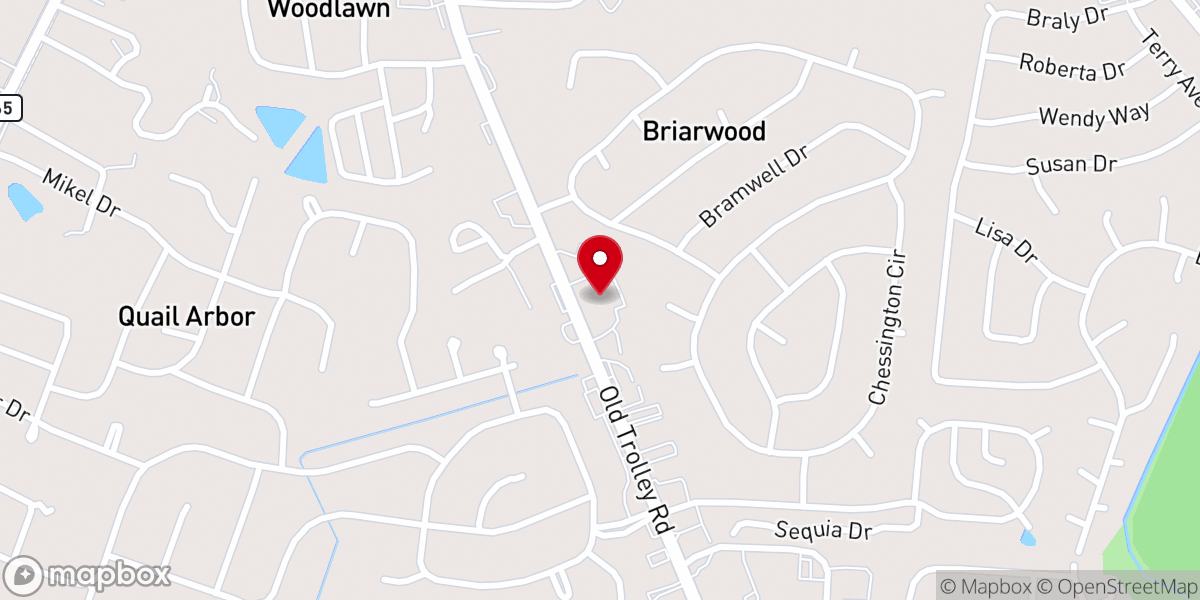 Map showing location of Summerville Church of Christ