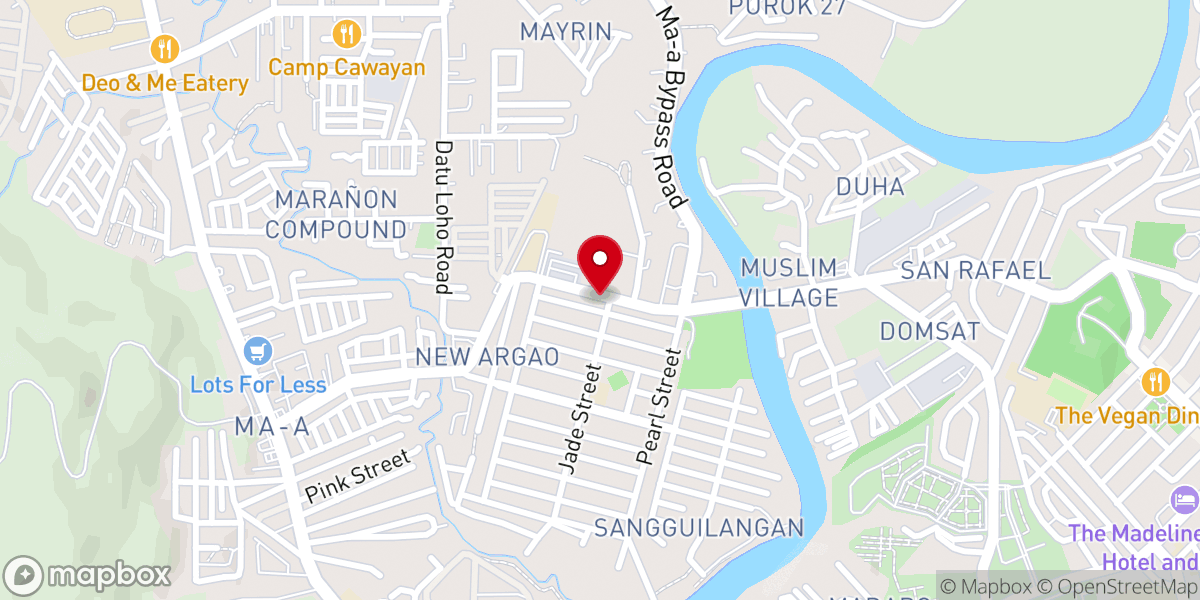 Map showing location of Resurrection Baptist Church Maa