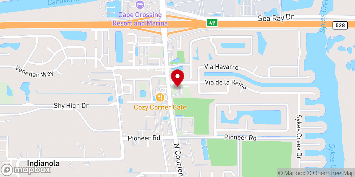 Map showing location of Islander Alliance Church