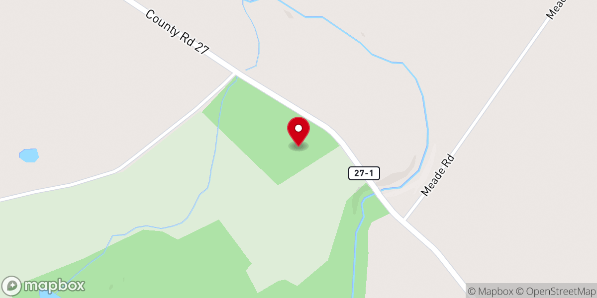 Map showing location of Canton Brick Chapel