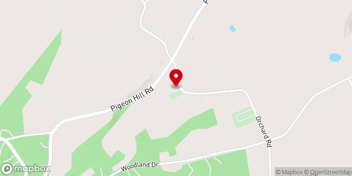 Map showing location of Pleasant Hill Brethren Church