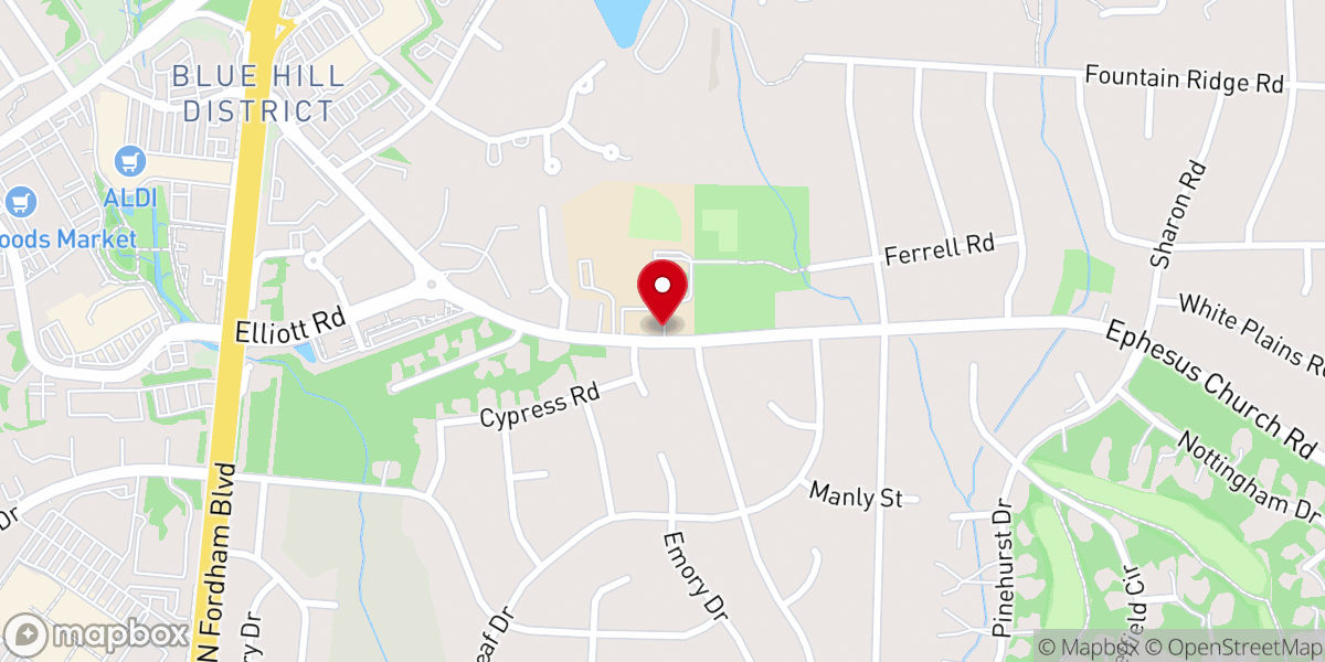 Map showing location of Ephesus Park