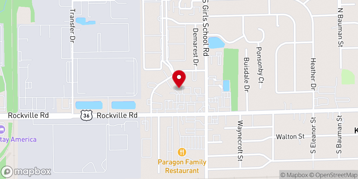 Map showing location of New Testament Christian Church of Indianapolis, IN