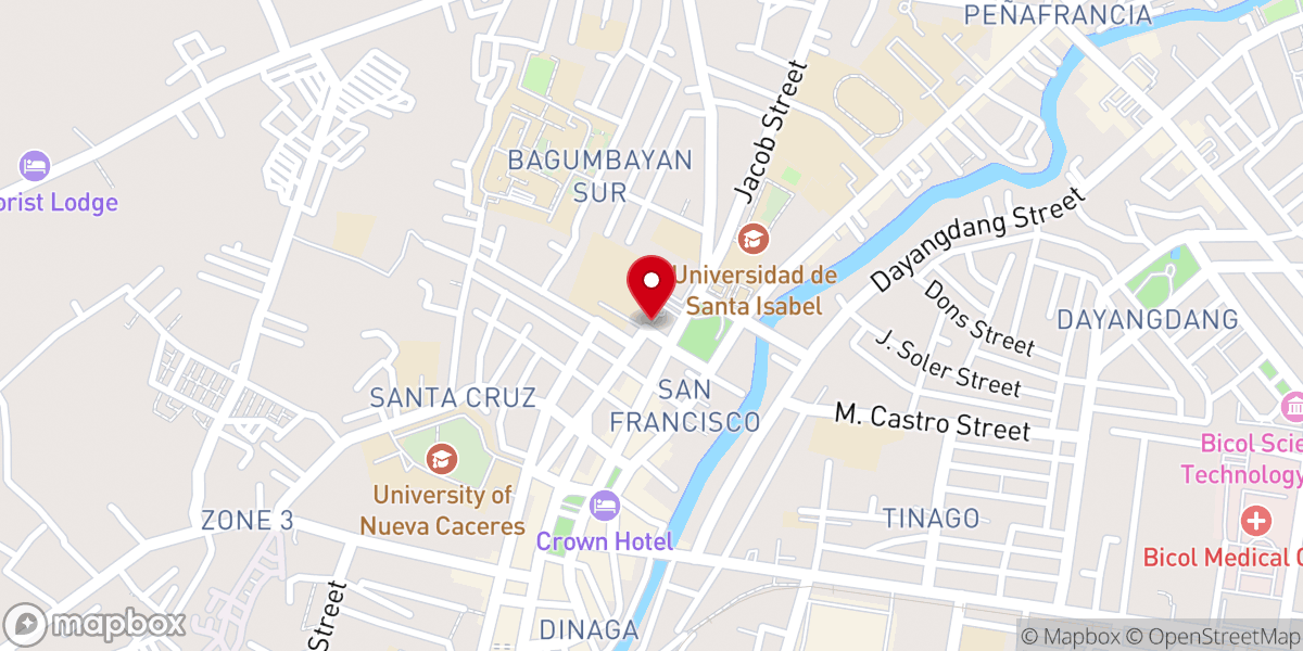 Map showing location of Porta Mariae